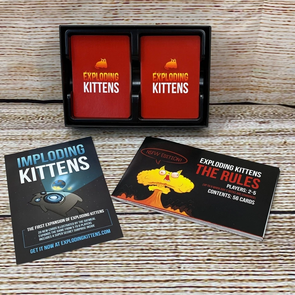 Exploding Kittens NSFW Edition Card Game Adult Party Fun Game Night Never Played - Image 2 of 4