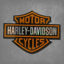 Harley-Davidson Holographic Sticker – Iconic & Tough (3.5")