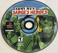 Army Men Sarge's Heroes -BL (PlayStation, PS1) DISC ONLY | NO TRACKING | M4408