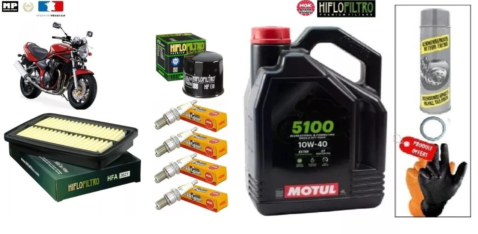 Kit Vidange Suzuki Bandit 1200 Protège l'Embrayage et Stoppe les Frottements