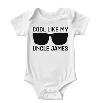 Personalisierter cooler Baby Body wie mein Onkel individuell Kleinkind Einteiler Onkel Geschenk