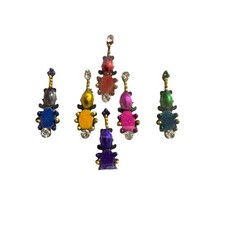 Indian Bollywood Bindi Body Jewel Self Adhesive, Crystal Forehead, Face Jewels