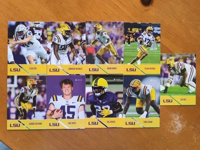 Onit Athlete LSU Tigers Football 9 Cards College 2024-2025 Major BURNS Lot