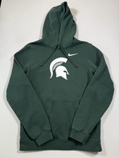Nike Michigan State Spartans Hoodie Mens Small Sweatshirt Authentic NCAA Logo