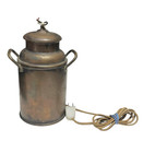 Vintage Solid Copper Milk Churn Farmhouse Decor Antique Repurposed Into A Lamp