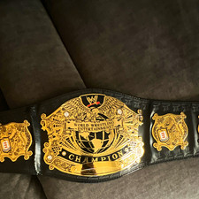 WWE World Wrestling Entertainment Championship Replica Title Belt - Black/Gold