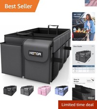 Trunk Organizer - Foldable Car Organizer for SUVs Sedans Storage Sturdy C...