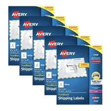 Avery 5168 Shipping Labels 3-1/2 x 5 White La...