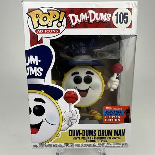 Funko: Ad Icons Dum-Dums Drum Man - Funko Web Exclusive#105 Ships Safely In Box
