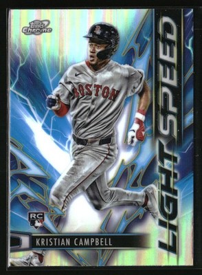 2025 Topps Chrome Cosmic Light Speed Kristian Campbell #LS-25 Boston Red Sox