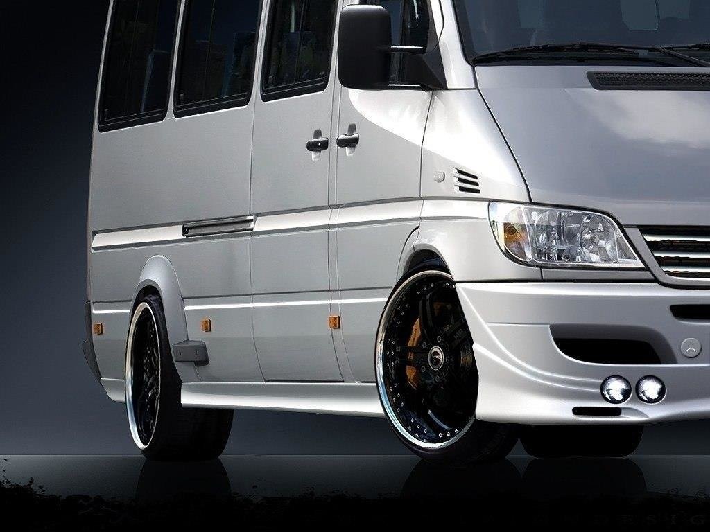 Jupes laterales Sprinter FL bas de caisse VW LT 1996 a 2006 plastique
