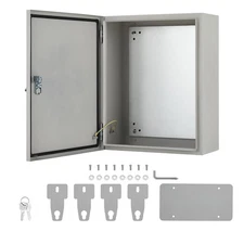 IP67 Waterproof & Dustproof Steel Electrical Box, Lockable with Keys for Outdoor