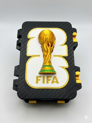 FIFA Soccer Sticker Organizer Panini Album Case Holds 250 Cards 3D Print Premium