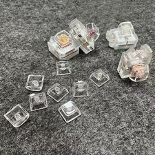5/10X XDA Transparent Keycap 1U Replacement Accessories for Mechanical Keyboard