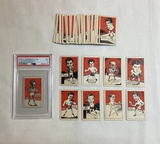 1947 CUMMINGS FAMOUS FIGHTERS FULL 64 CARD SET SUGAR RAY ROBINSON RC CARD PSA 3