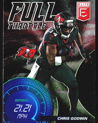 Chris Godwin 2021 Donruss Elite Full Throttle Tampa Bay Buccaneers NFL No.FT23