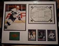 The Great Wayne Gretzky Dream Team Collectible. Star of the Game framed 