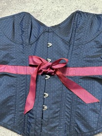 AGENT PROVOCATEUR RARE VINTAGE ICONIC BLUE/PINK TALMA CORSET Size L