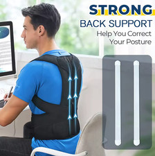 Adjustable Posture Corrector Low Back Support Shoulder Brace Belt for Men Women  