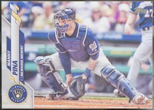2020 Topps #570 Manny Pina Baseball EX