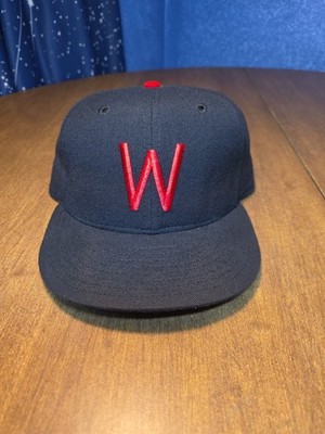 Vintage Wool Washington Senators New Era Hat Cooperstown Collection Size 7 1/4 
