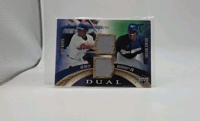 2005 Upper Deck Artifacts - Dual Artifacts Jose Reyes, Rickie Weeks #DA-Rj /99