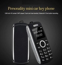 Telefono GSM design chiave auto Tiny X8 doppia SIM Bluetooth sbloccato super mini telefono