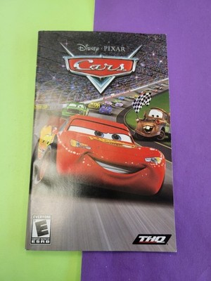 Disney Pixar Cars (Sony PlayStation 2, 2006) Original Authentic MANUAL ONLY