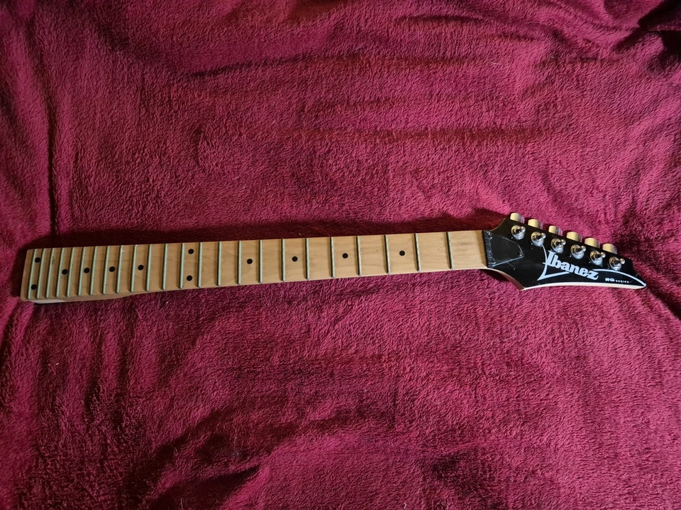 Mástil de guitarra eléctrica Ibanez RG Wizard II 24 trastes diapasón de arce RG120  Foto 4 de 4
