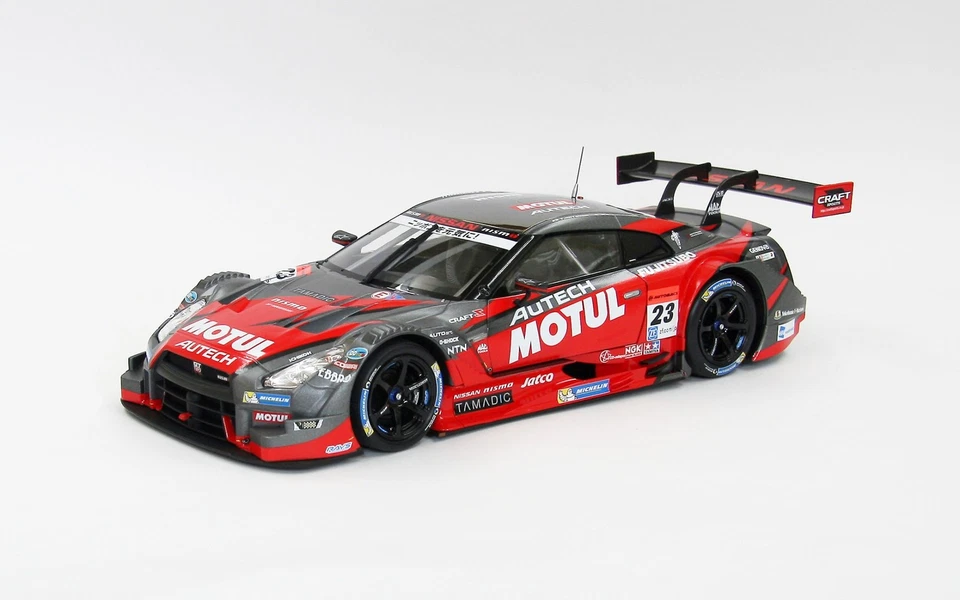 EBBRO 81015 1/18 MOTUL AUTECH GT-R Super GT500 2014 Rd. 2 Fuji No.23 Vettura - Immagine 4 di 4