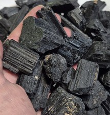 1 Kg Tormalina Nera Grezza Schorl Naturale | 30-45 Pezzi | Pietre Energetiche