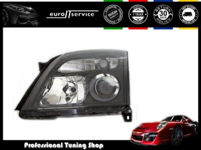 Left Headlight For Opel Vectra C 2002 2003 2004 2005 Black
