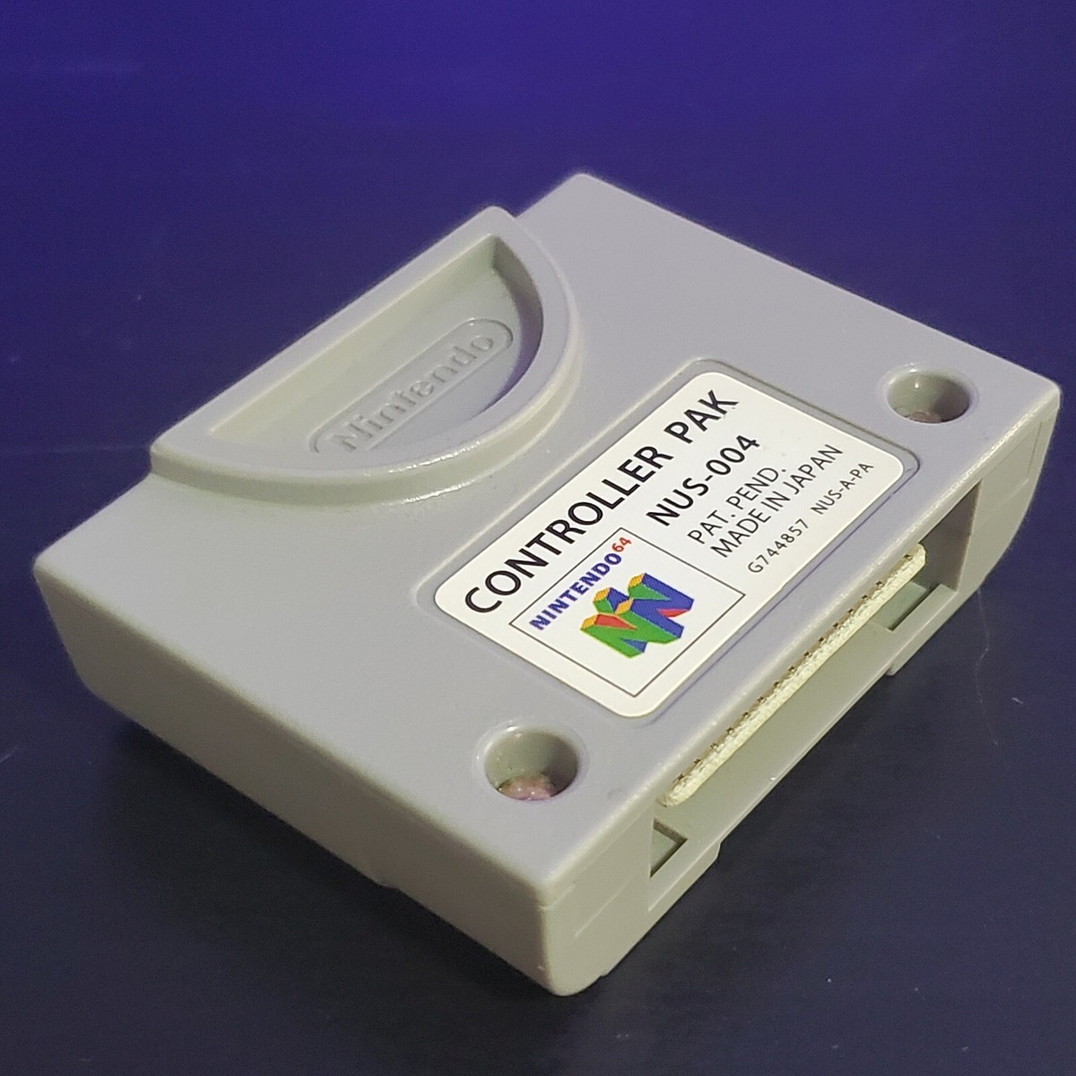 N64 Controller Pak NUS-004 OEM Official Nintendo 64 Memory N64 Controller Pak NUS-004 OEM Official Nintendo 64 Memory