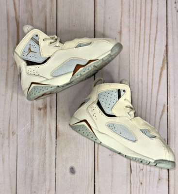 Nike Air Jordan True Flight Kid's Size 9C White Bronze Light Gray 645071-112