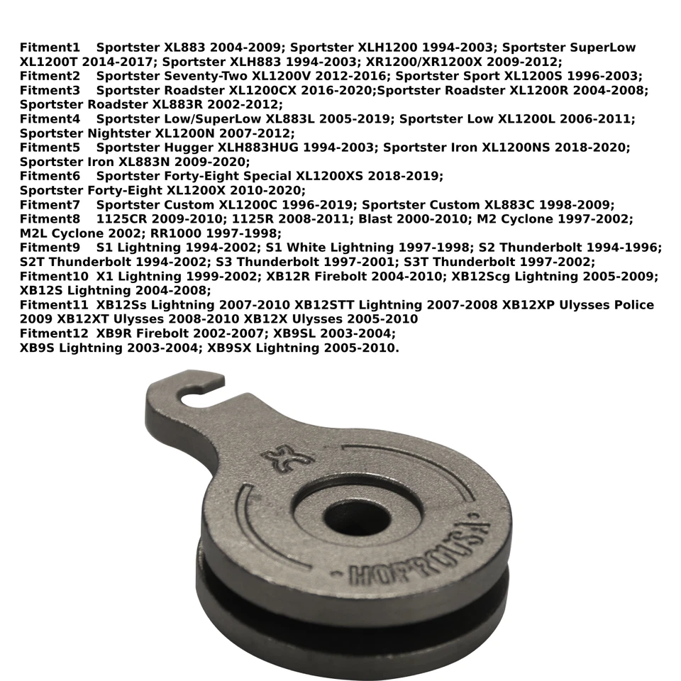 Hoprousa Power Clutch Easy Lever Pull Reduced Effort 1994-up Harley Sportster Foto 2 de 4