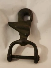 Vintage Heavy Duty Steel Swivel Spring Clip Riveted Hook with Screw Pin