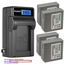 Kastar Battery LCD Wall Charger for IA-BP85ST Samsung SC-MX20 SC-MX10R Camera