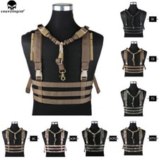 Emerson Tactical MOLLE Combat Chest Rig Lightweight High Speed QD Bungee Sling