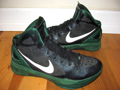 Nike Hyperdunk 2011  Black Green Basketball Sneakers Shoes Men's 6.5M