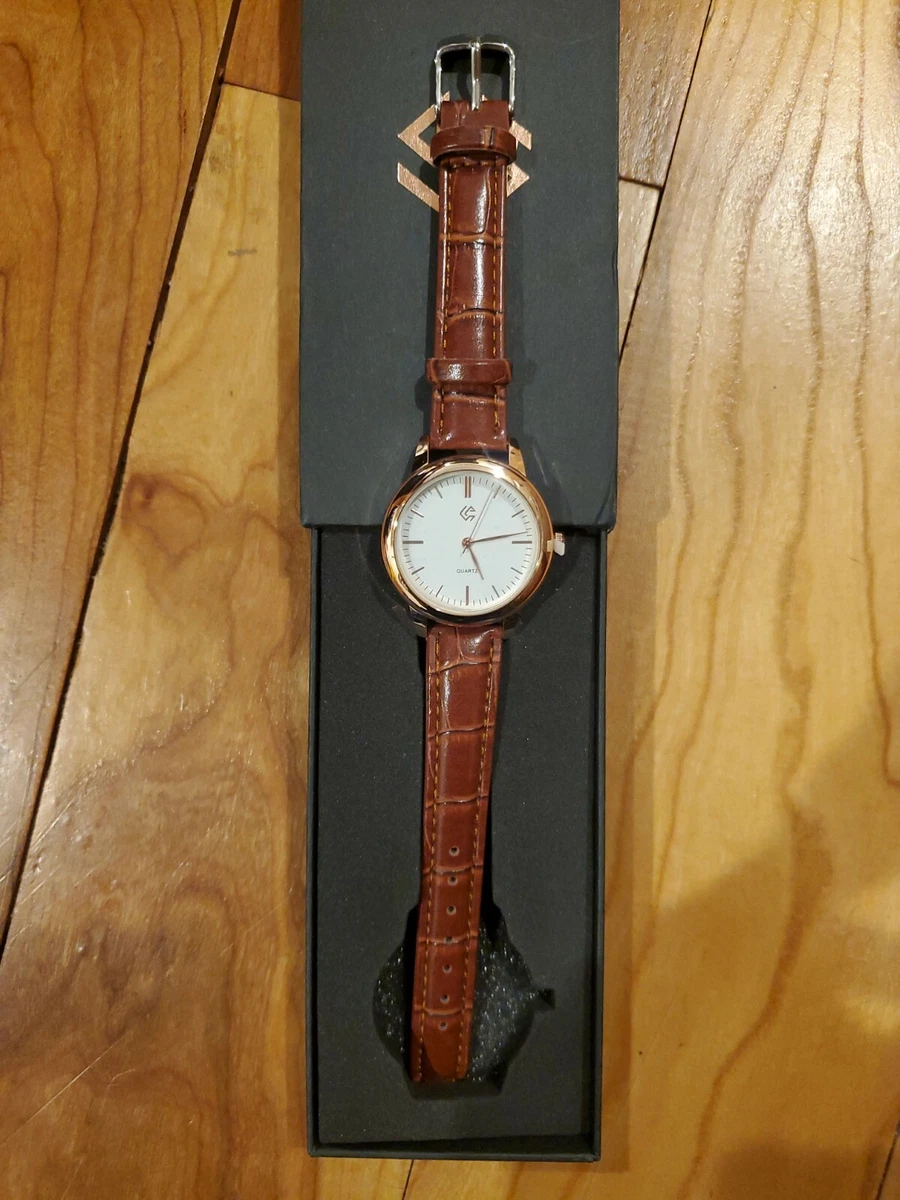 Stainless steel back deals quartz movement watch