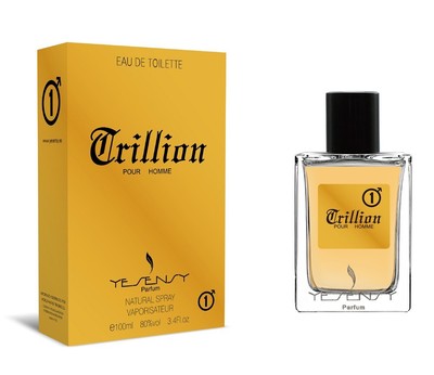 Parfum 1 TRILLION Pour Homme - Eau De Toilette Sensinity 100 Ml - Spray Neuf Sous Blister