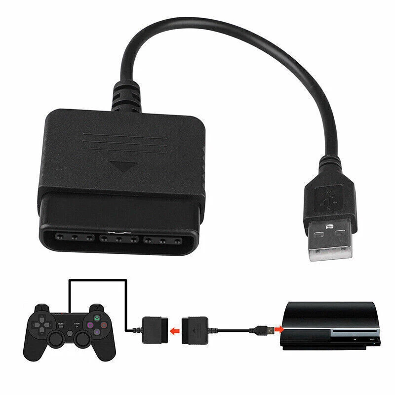For PS2 to PS3 Controller Adapter PlayStation 2 to USB Cable for PC PlayStP2 - Image 2 of 4