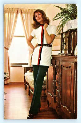 Postcard Beeline Fashion Home Party Invitation Advertising c1970s MI #4  J11
