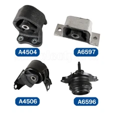 4PCS Engine Motor & Trans Mount Kit for Honda CR-V 2.4L L4 2002-2006 A4504 A4506