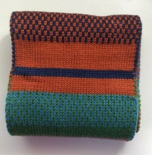 John Lewis & Partners Children's Stripe Knitted Scarf / Multi New With Defect