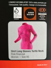 X-Bionic Energy accumulator evo Pink/Charcoal XS set completo maglia + pant.
