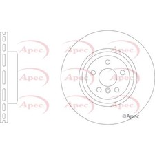 2x Brake Discs Vented For BMW 7 Series G11 G12 740i,Li Apec Red Rear 34206880079