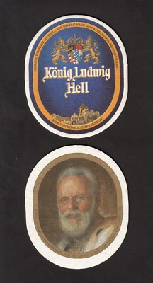 Bierdeckel , Schloßbrauerei KALTENBERG , KÖNIG LUDWIG III. KLH /Oberbayern #902#
