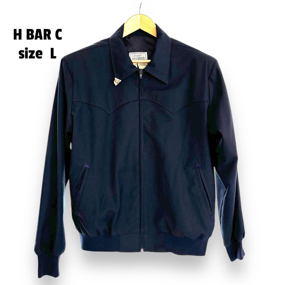 H BAR C Navy Jacket Size L | eBay