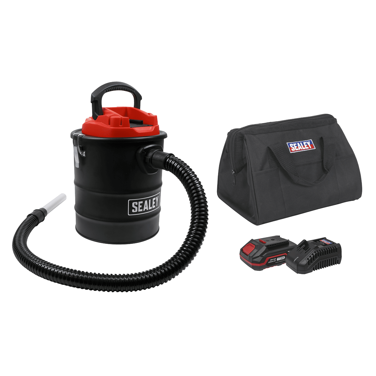 Sealey CP20VAVKIT1 SV20 Series 15L Cordless Handheld Ash Vacuum Cleaner Kit 20V